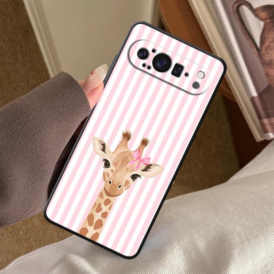 Cartoon Giraffe Funda Phone Co - Google Pixel 9 评论和价格