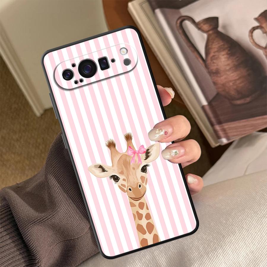 Cartoon Giraffe Funda Phone Co - Google Pixel 9 评论和价格