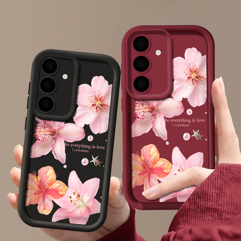 Pink Flowers Phone Case For Sa - Samsung Galaxy A55 评论和价格