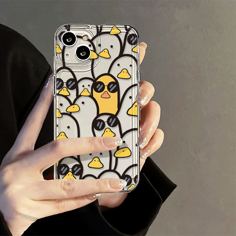 Cute Cartoon Duck Case Girls F - Apple Iphone 15 Pro Max 评论和价格