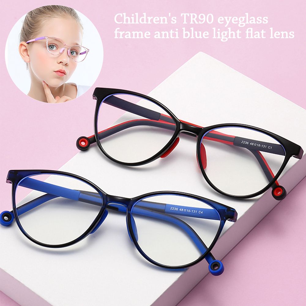 Anti-blue Light Kids Glasses C - Anti Blue Light Film 评论和价格
