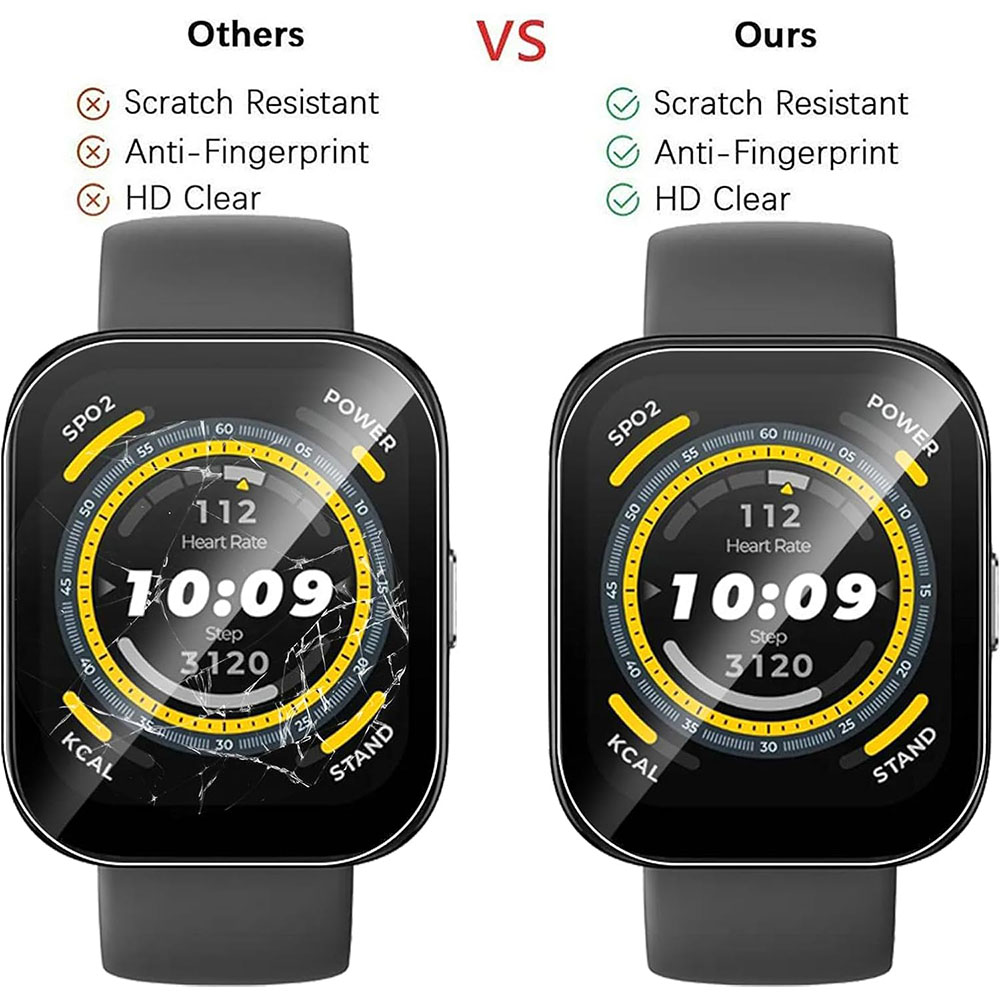 3PCS Clear HD Film Screen Prot - Smartwatch Screen Film 评论和价格