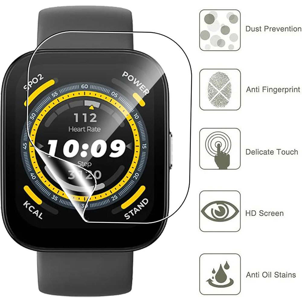 3PCS Clear HD Film Screen Prot - Smartwatch Screen Film 评论和价格